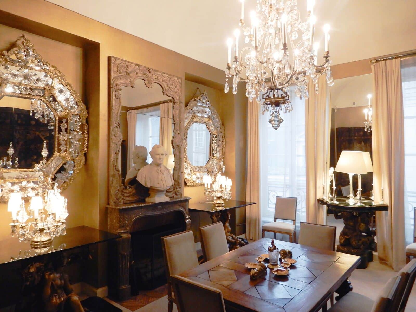 Photos of Coco Chanel apartment tour in Paris