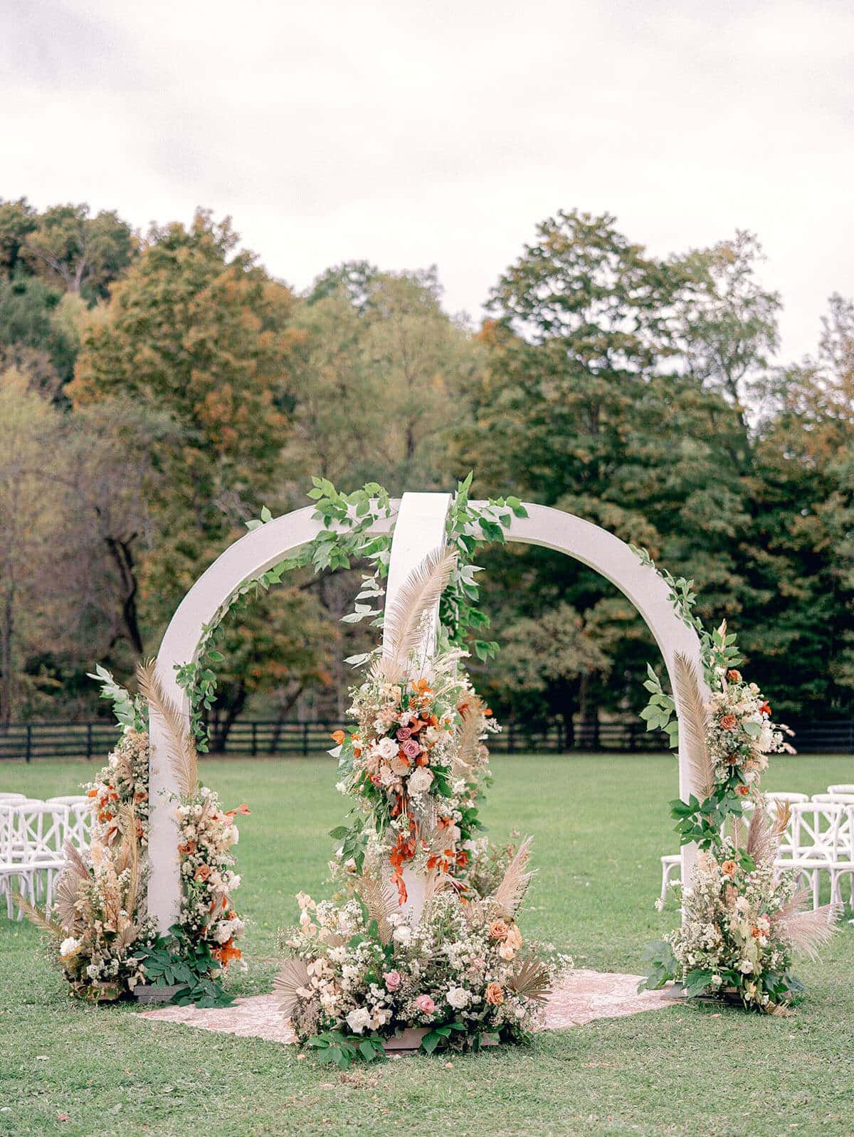 gorgeous floral decor at new york wedding