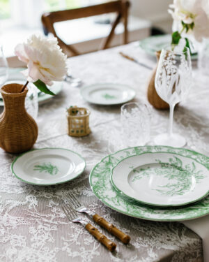 dior lily of the valley plates