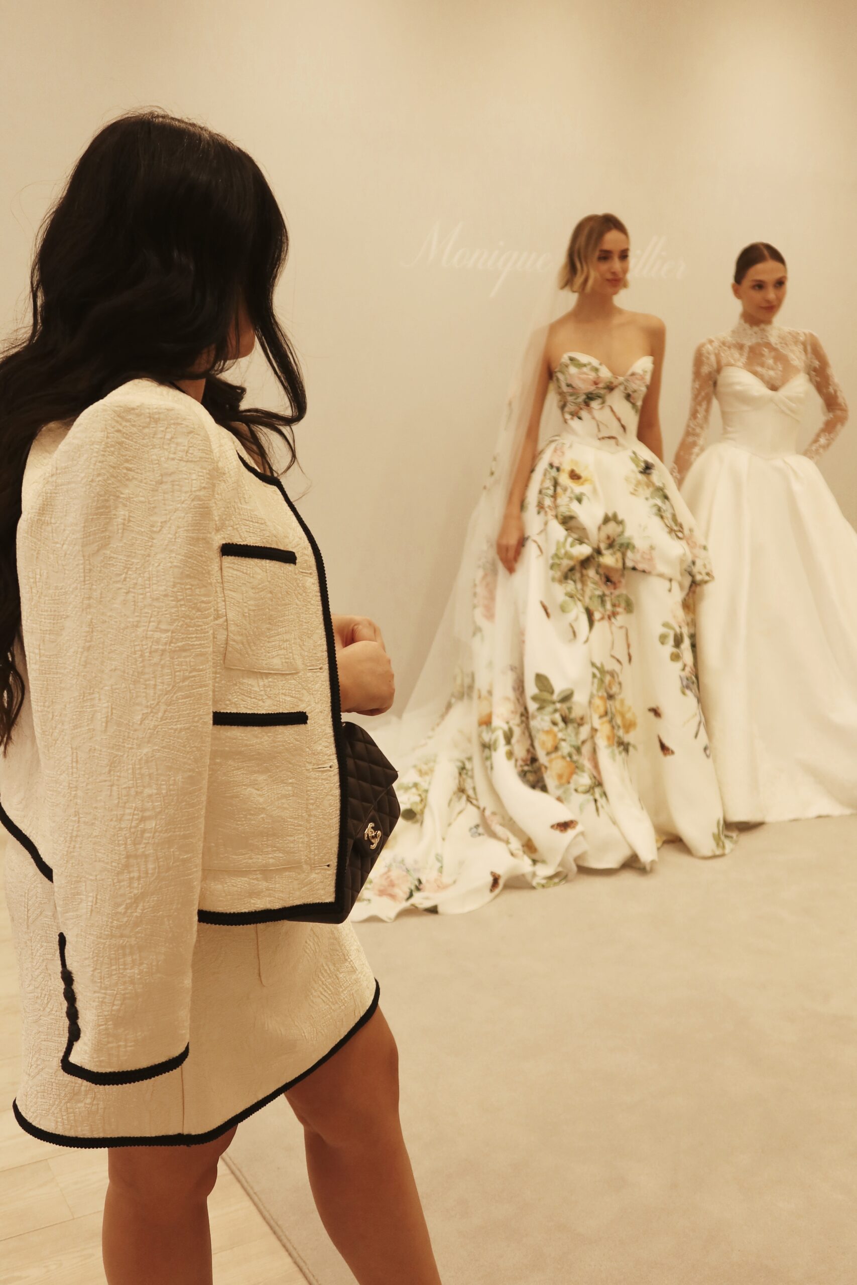 Karissa at New York Bridal Fashion Week Fall 2025 preview