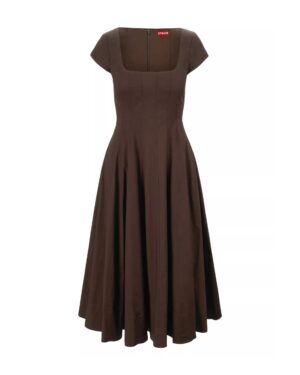 brown dress