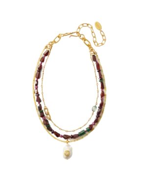 Lizzie Fortunato Midnight Athena Necklace