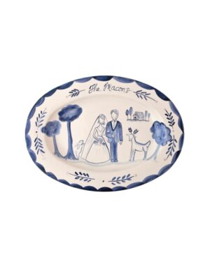 custom wedding plate