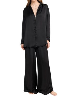 black satin pjs for new years
