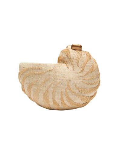 Poolside Sand Anna Conch Clutch