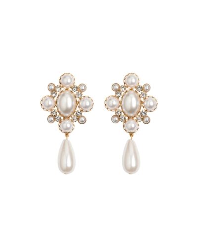 pearl drop earrings