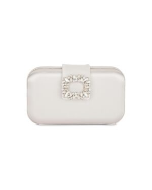 white clutch for bride