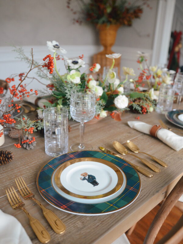 ralph lauren holiday tablescape