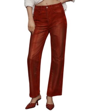 The Annie High-Rise Straight-Leg Jeans by Pilcro