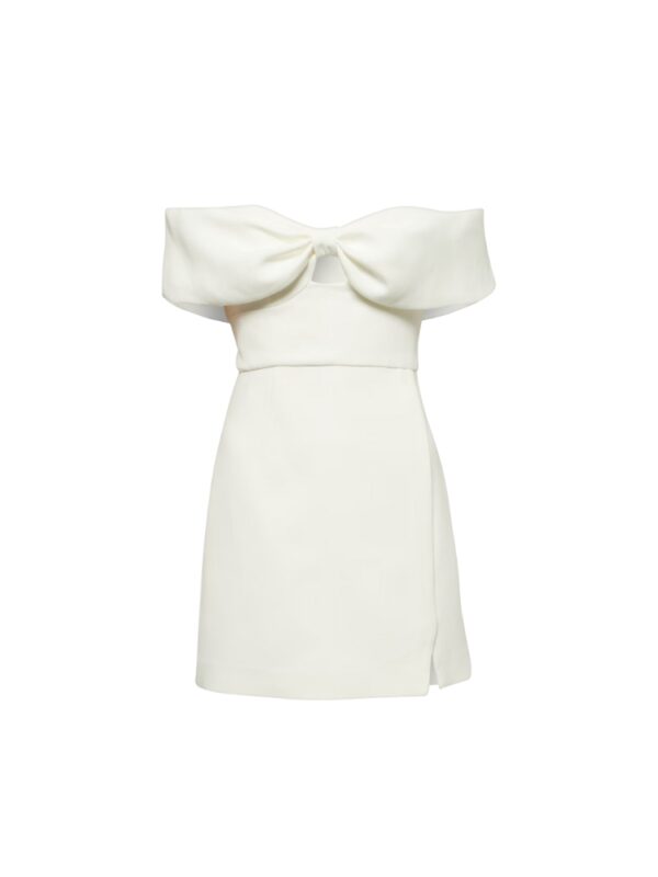 bridal mini dress