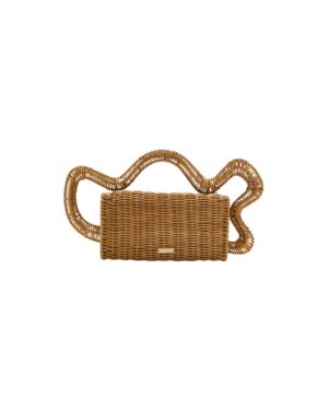Cult Gaia Elsa Raffia Clutch