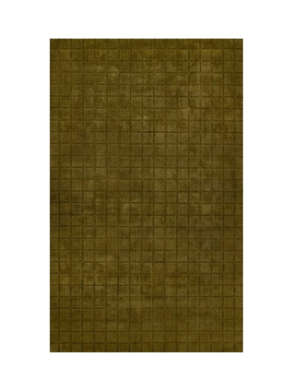 olive green rug