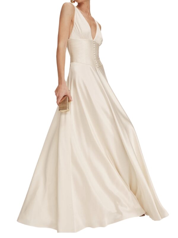 white dress for engagement party