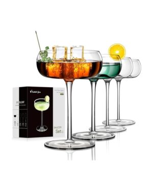 set of cocktail glasses