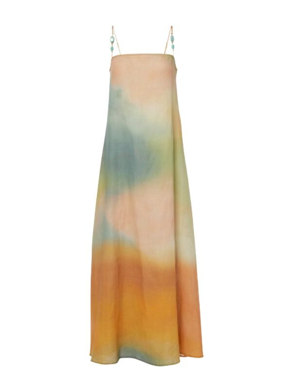 watercolor dress