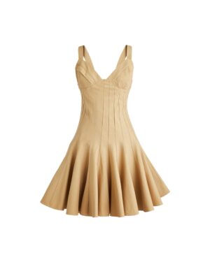 pleated dress