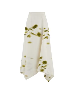 Ferragamo Printed Handkerchief Skirt