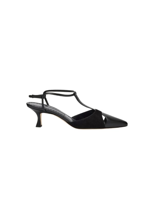 black kitten heels