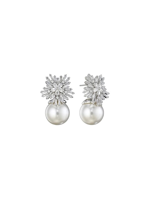 silver earrings for mother of the bride