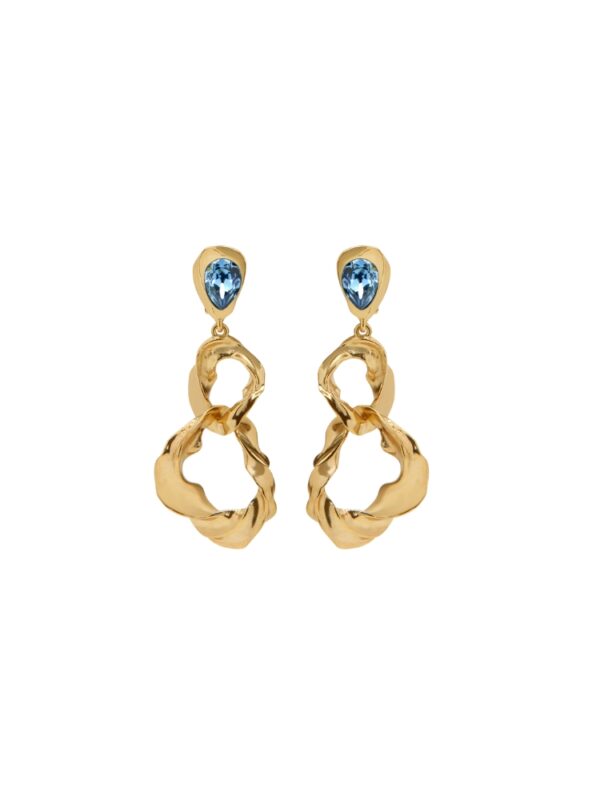 Textured Baroque Clip-On Earrings Oscar De La Renta