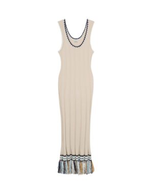 cream knit dress